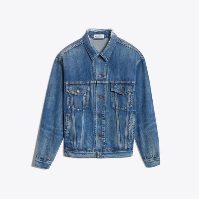【BALENCIAGA】バレンシアガ オーバーサイズバックロゴデニムジャケット