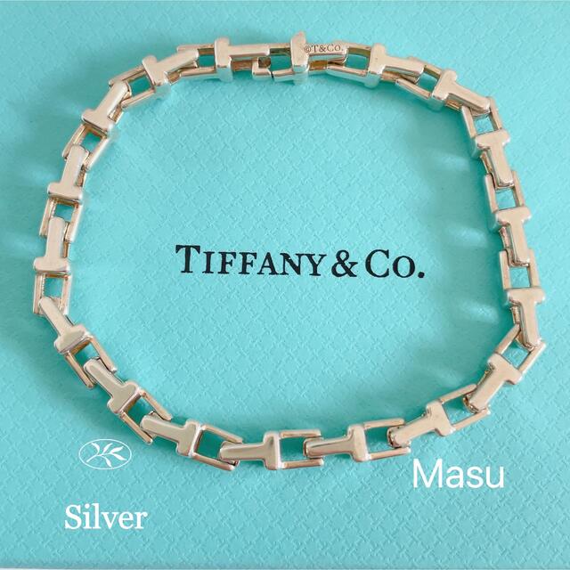 19cm○付属品TIFFANY&Co. ティファニーTチェーンナローブレスレット