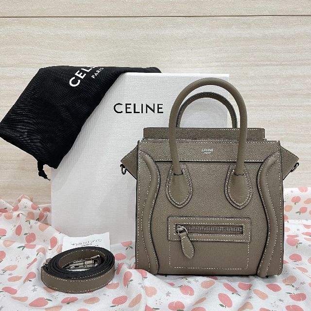 日本製 celine - CELINE セリーヌラゲージ ナノ ショルダーバッグ