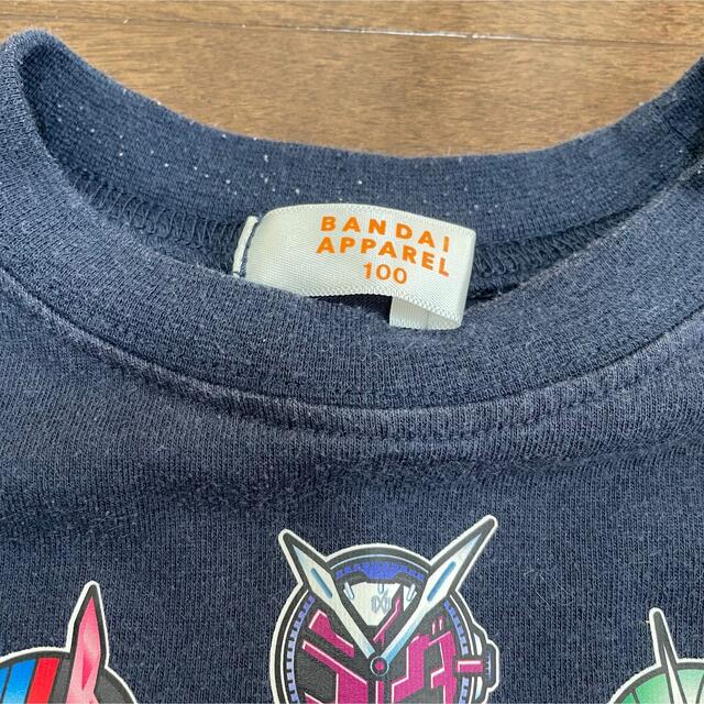 BANDAI(バンダイ)の仮面ライダー 100 半袖Tシャツ キッズ/ベビー/マタニティのキッズ服男の子用(90cm~)(Tシャツ/カットソー)の商品写真