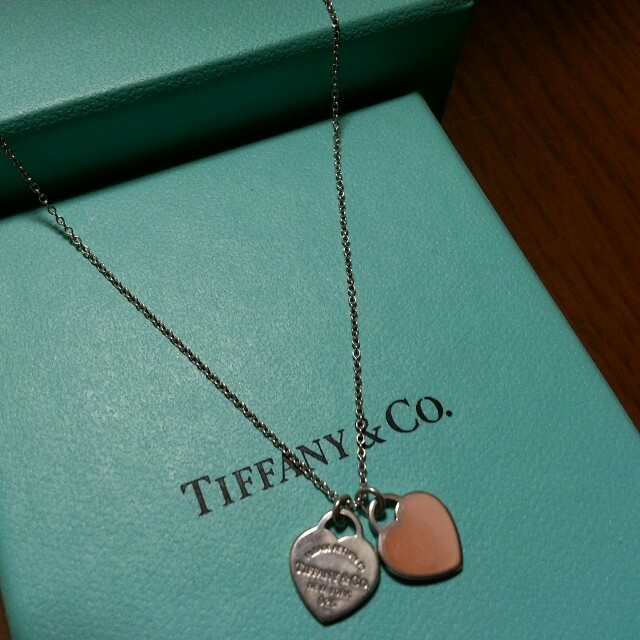 TIFFANY&Co.♡ダブルハート ネックレス