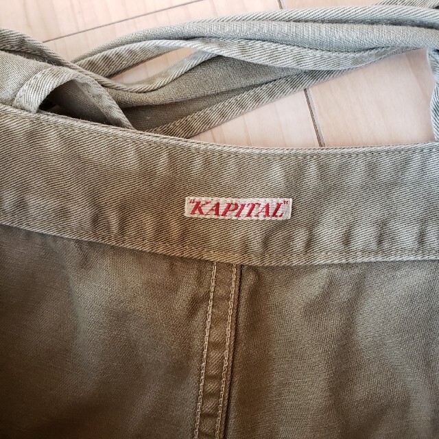 KAPITAL(キャピタル)のカーキ サルエル オーバーオール レディースのパンツ(サロペット/オーバーオール)の商品写真