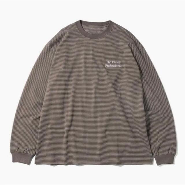 エンノイ　ennoy L/S border t-shirt