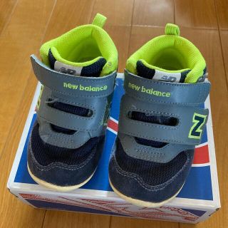 ニューバランス(New Balance)のニューバランス　スニーカー　キッズ　14㎝　ネイビー(スニーカー)