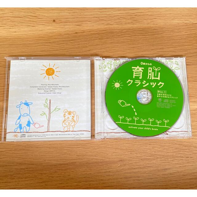 ０歳からの脳育クラシック2枚組CD エンタメ/ホビーのCD(キッズ/ファミリー)の商品写真