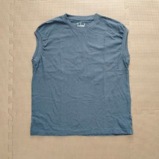 ムジルシリョウヒン(MUJI (無印良品))の無印良品　ノースリーブ　トップス　Tシャツ(Tシャツ/カットソー(半袖/袖なし))