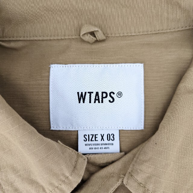 W)taps(ダブルタップス)のWTAPS 21ss JUNGLE 02 LS beige 03 L メンズのジャケット/アウター(ミリタリージャケット)の商品写真