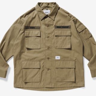 ダブルタップス(W)taps)のWTAPS 21ss JUNGLE 02 LS beige 03 L(ミリタリージャケット)