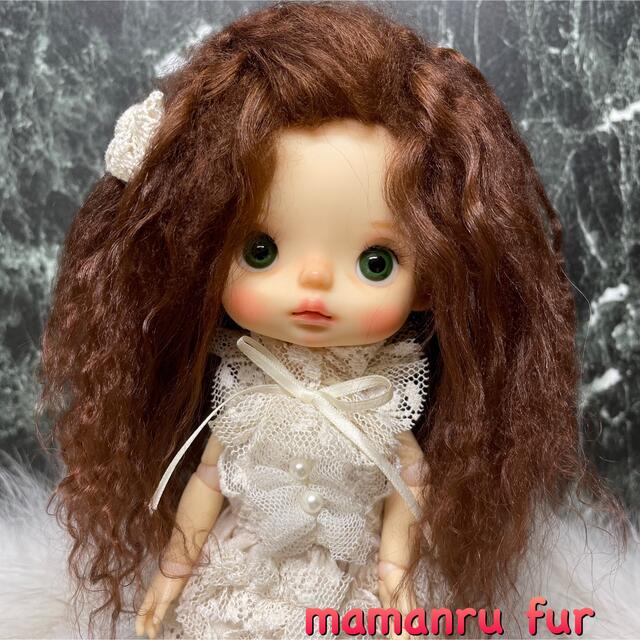 blythe _wm-725マロンロング⭐️チベットラムウィッグ