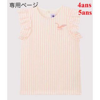 プチバトー(PETIT BATEAU)の専用 おまとめ 新品 プチバトー 4ans 5ans(Tシャツ/カットソー)