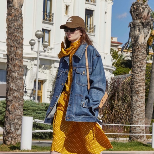 新品✨完売品 celine セリーヌ ベースボール キャップ 帽子 トリオンフ-