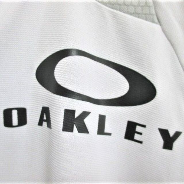 Oakley(オークリー)のOAKLEY オークリー ロゴ プリント ハーフジップ ポロシャツ Tシャツ/Ｍ メンズのトップス(ポロシャツ)の商品写真