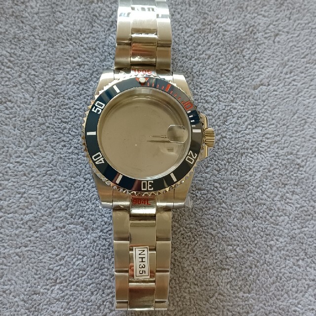 素晴らしい品質 SEIKO - 【けんちゃん様専用】外装セッ新品40mm(363)青×赤サブカスタムMOD腕時計 腕時計(アナログ)