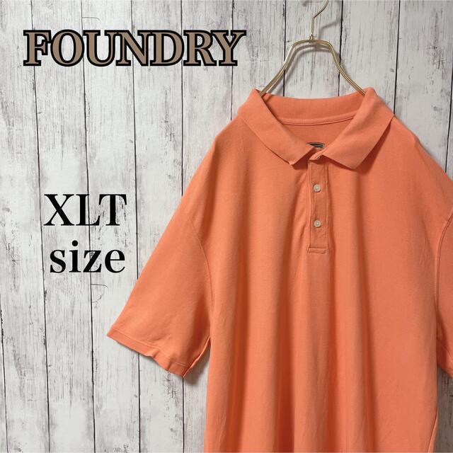 FOUNDRY ファウンドリー オーバーサイズ XLT ピンク ポロシャツ メンズのトップス(ポロシャツ)の商品写真