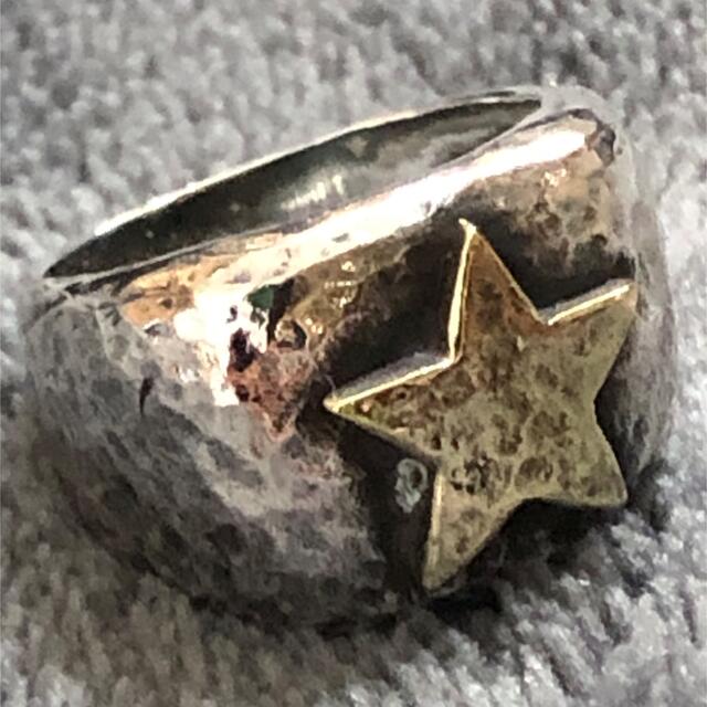 シルバー　リング　指輪　SILVER 925   星　スター メンズのアクセサリー(リング(指輪))の商品写真