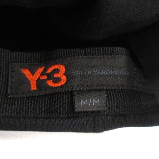 Y-3(ワイスリー)のワイスリー アディダス ワークキャップ 帽子 ロゴ 刺繍 黒 ブラック M メンズの帽子(その他)の商品写真