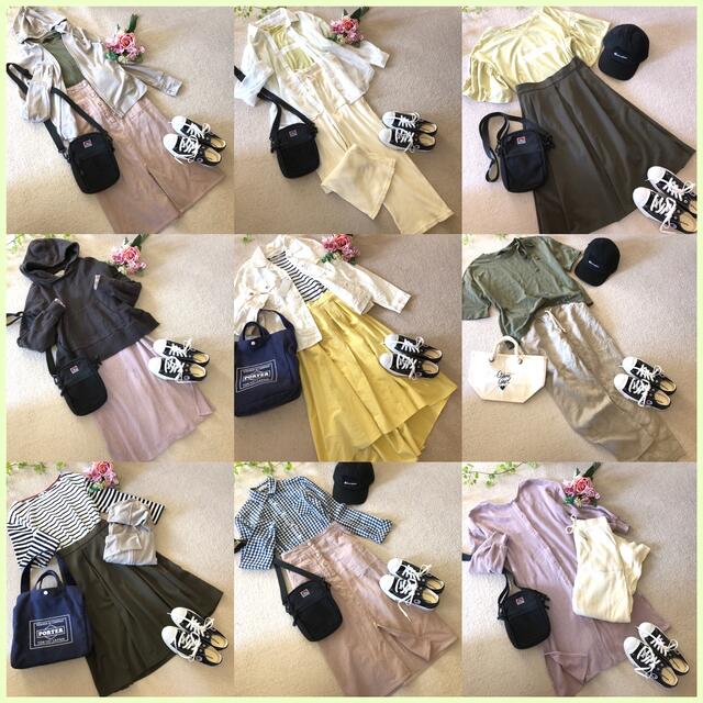 全てブランド⭐シンプル⭐カジュアル⭐春服⭐着回し⭐まとめ売り⭐コーデ⭐セット⭐M