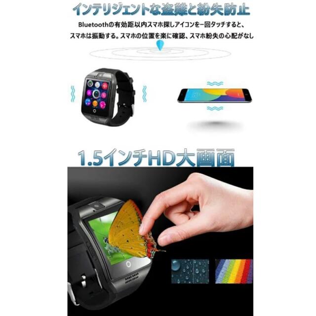 たか様専用 スマートウォッチ カメラ付き 新品未使用品☆ メンズの時計(腕時計(デジタル))の商品写真