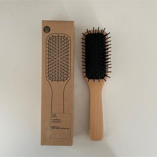 ムジルシリョウヒン(MUJI (無印良品))の無印良品 ブナ材ヘアブラシ 全長約２０ｃｍ (ヘアブラシ/クシ)