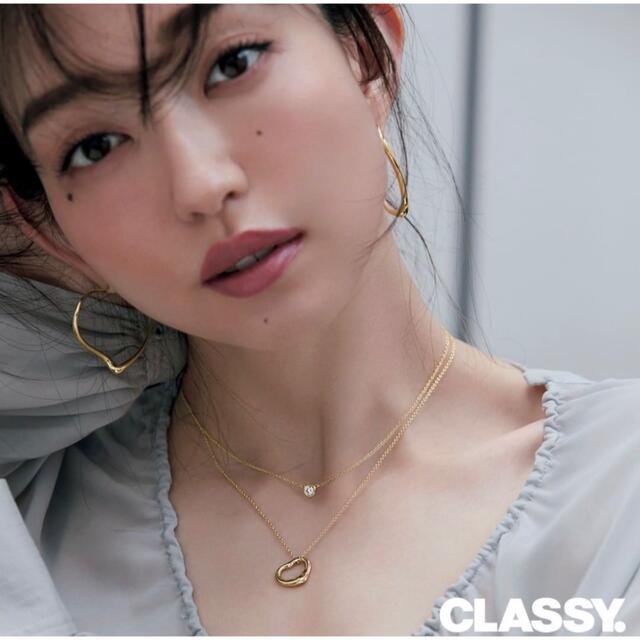 のみとなり Tiffany ティファニー オープンハート フープピアス Mの