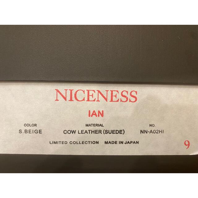【新品】NICENESS IAN ブーツ US9US9