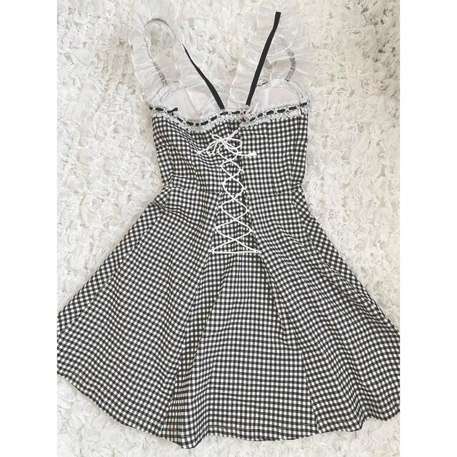 Ank Rouge(アンクルージュ)のRomantic gingham op レディースのワンピース(ミニワンピース)の商品写真