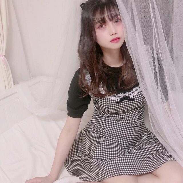 Ank Rouge(アンクルージュ)のRomantic gingham op レディースのワンピース(ミニワンピース)の商品写真