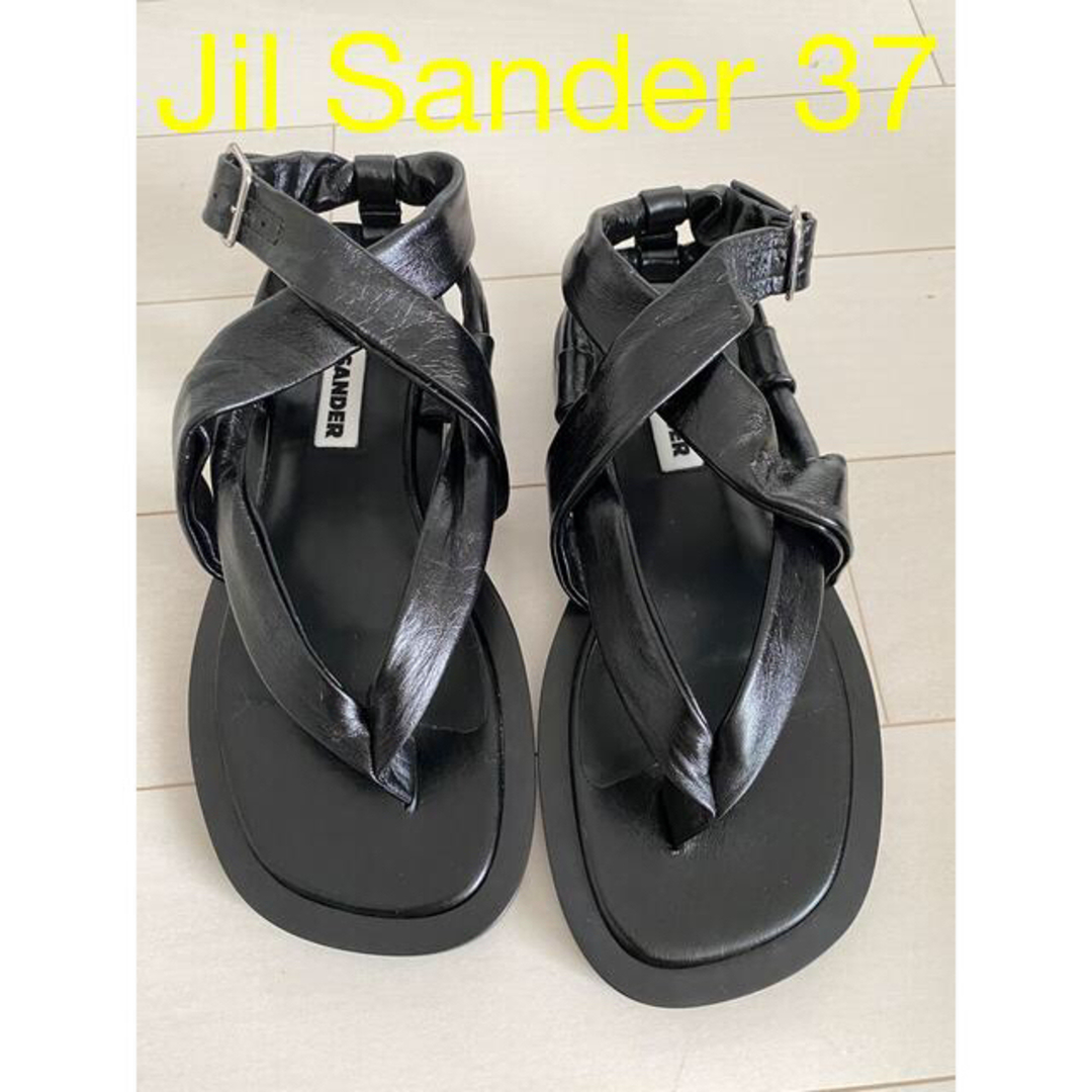 Jil Sander - タイムセール Jil Sander レザーサンダル37 新品確実正規