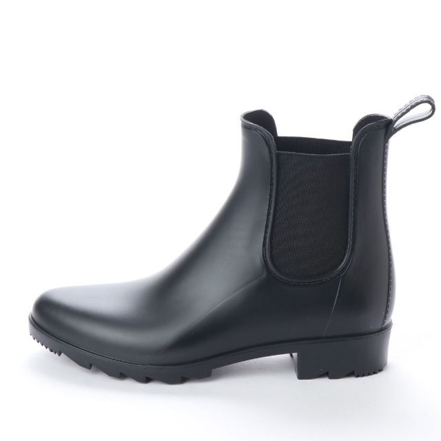 【新品 未使用】サイドゴア レインブーツ ブラック S 18033 レディースの靴/シューズ(レインブーツ/長靴)の商品写真