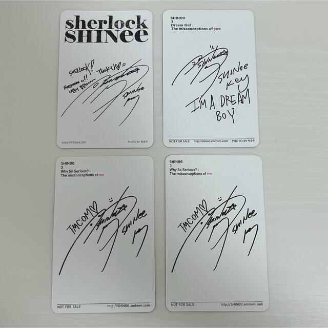 SHINee(シャイニー)のshinee キー トレカセット ① エンタメ/ホビーのタレントグッズ(アイドルグッズ)の商品写真