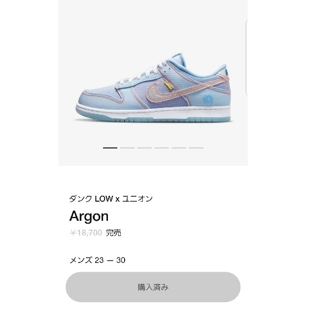 UNION Nike Dunk Lowユニオン ナイキダンクローパスポートパック