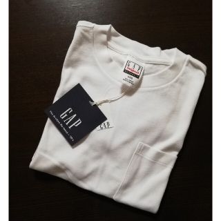 ギャップ(GAP)のGAP　ギャップ　半袖　クルーネック　ポケット　Tシャツ　白　ホワイト　S　XS(Tシャツ(半袖/袖なし))