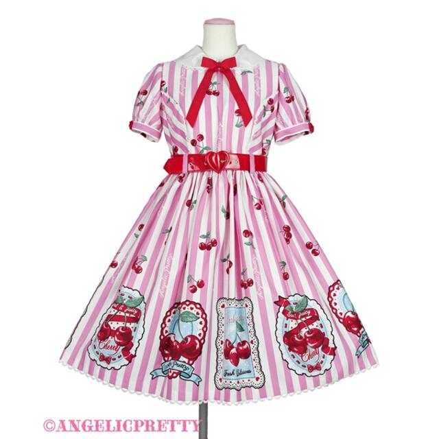 レディースAngelic Pretty Cherry Stamp ワンピカチュ