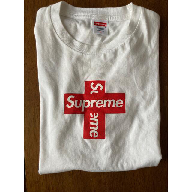 Supreme Cross Box Logo Tee L Red