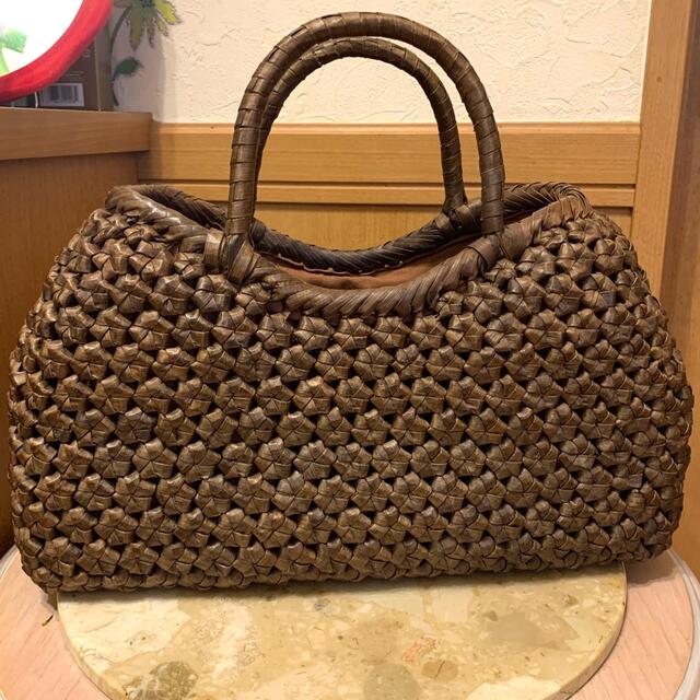 山胡桃木 クルミ 六角花結び編み 山葡萄 籠 かご バッグ 安い販促