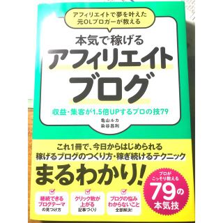 【値下げ】アフィリエイトで夢を叶えた元ＯＬブロガーが教える本気で稼げるアフィリエ(その他)