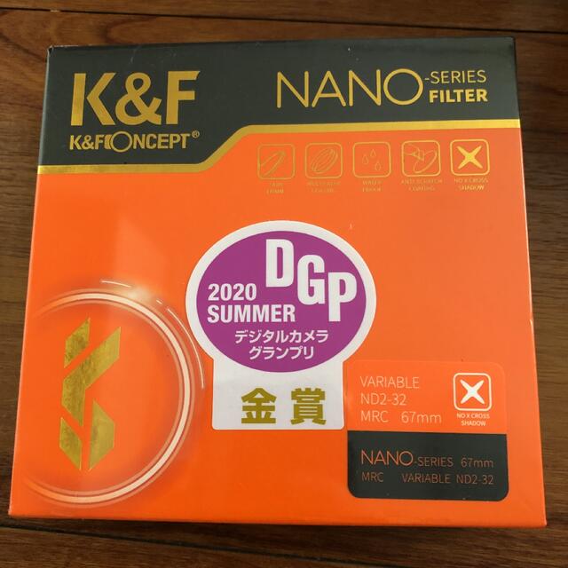 新品未開封　レンズフィルター　k&f NDフィルター