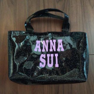 アナスイ(ANNA SUI)のアナスイ　ミニトート　バッグ　sweet 雑誌付録　黒ラメ(トートバッグ)