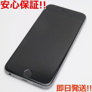 アイフォーン(iPhone)の美品 SIMフリー iPhone6S 16GB スペースグレイ (スマートフォン本体)