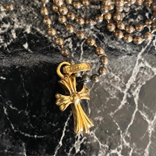 Chrome Hearts - CHクロスベビーファットチャーム22K ボールチェーン