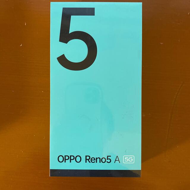 新品未開封 OPPO Reno5 A ブラックシルバー