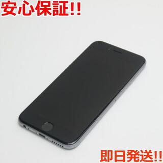 アイフォーン(iPhone)の超美品 SIMフリー iPhone6 16GB スペースグレイ (スマートフォン本体)