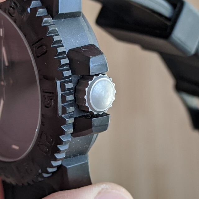 Luminox(ルミノックス)のluminox　3050/3950　ブラックアウト　スイス製米軍腕時計 メンズの時計(腕時計(アナログ))の商品写真