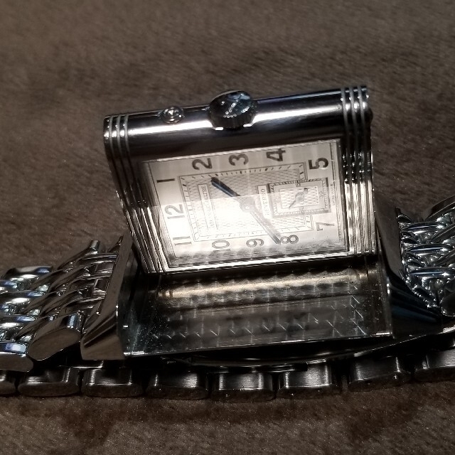 Jaeger-LeCoultre(ジャガールクルト)のジャガー・ルクルト レベルソ デュオ ナイトアンドデイSS 純正SSブレス メンズの時計(腕時計(アナログ))の商品写真
