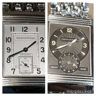 ジャガールクルト(Jaeger-LeCoultre)のジャガー・ルクルト レベルソ デュオ ナイトアンドデイSS 純正SSブレス(腕時計(アナログ))