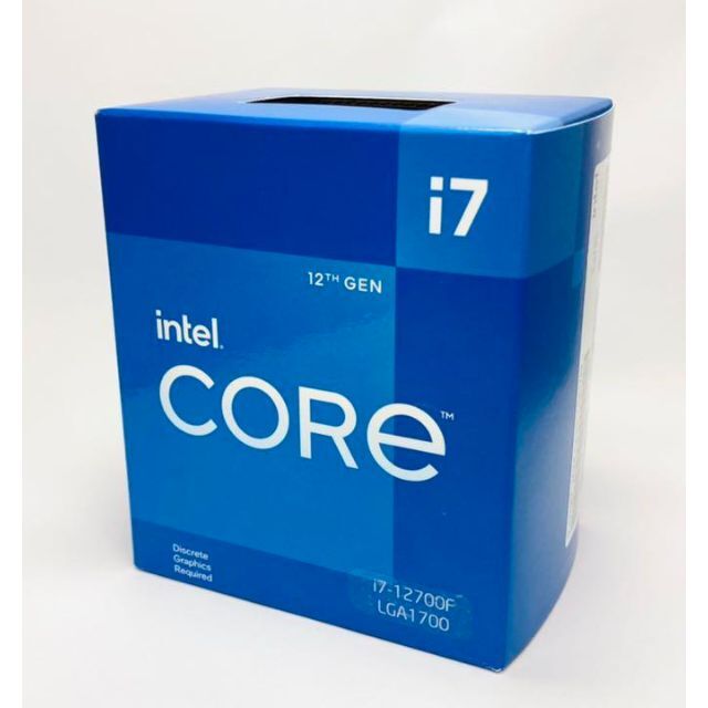 【新品未開封】インテル Intel CPU Core i7 12700F BOX スマホ/家電/カメラのPC/タブレット(PCパーツ)の商品写真