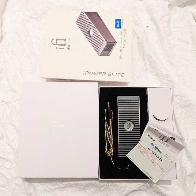 iFi audio iPower Elite 12V/4A オーディオ用電源 スマホ/家電/カメラのオーディオ機器(その他)の商品写真