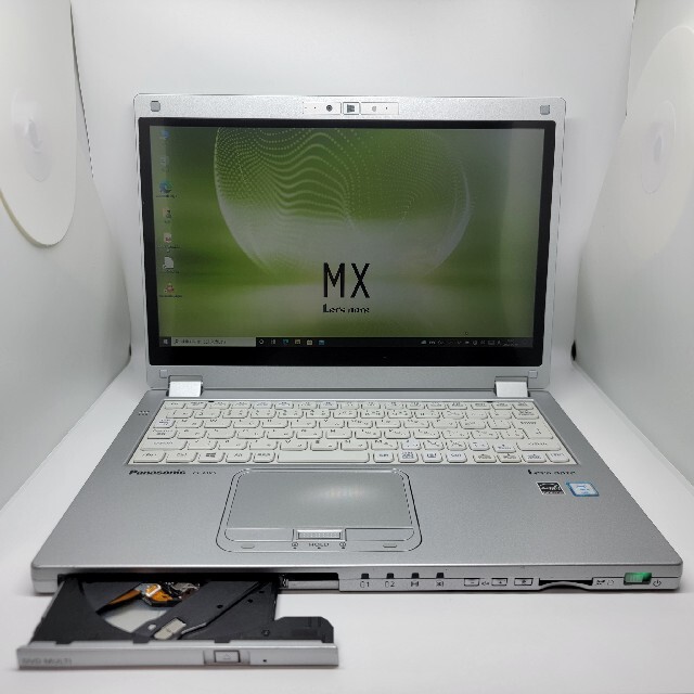 1000BASE-T無線LANノートPC パナソニック Let's note CF-MX5 DVDドライブ内蔵