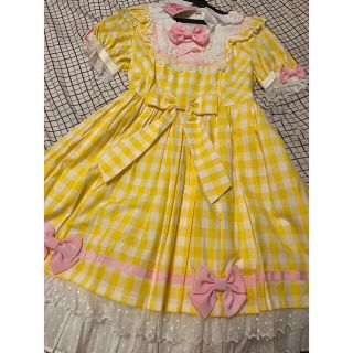 アンジェリックプリティー(Angelic Pretty)の新品未使用Angelic Prettyイースターチェック柄ワンピース(ひざ丈ワンピース)