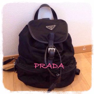 プラダ(PRADA)の♡PRADA♡定番ブラックリュック(リュック/バックパック)